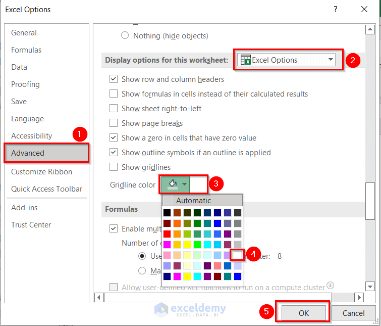 How to Remove Gridlines in Excel When Printing 6 Methods