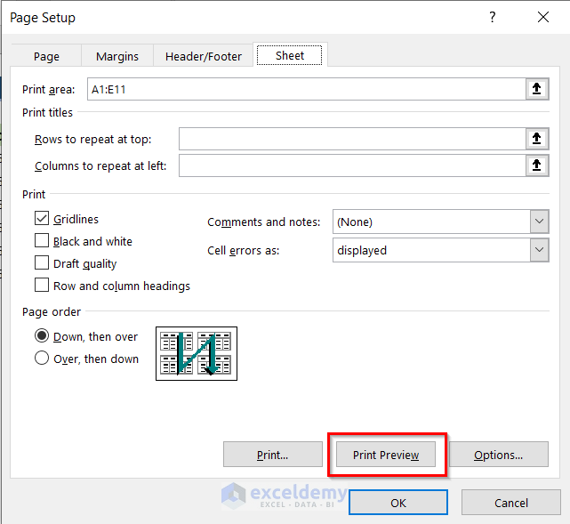 How to Remove Gridlines in Excel When Printing 6 Methods
