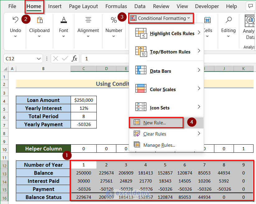 How to Use Conditional Formatting to Hide Columns in Excel Technology