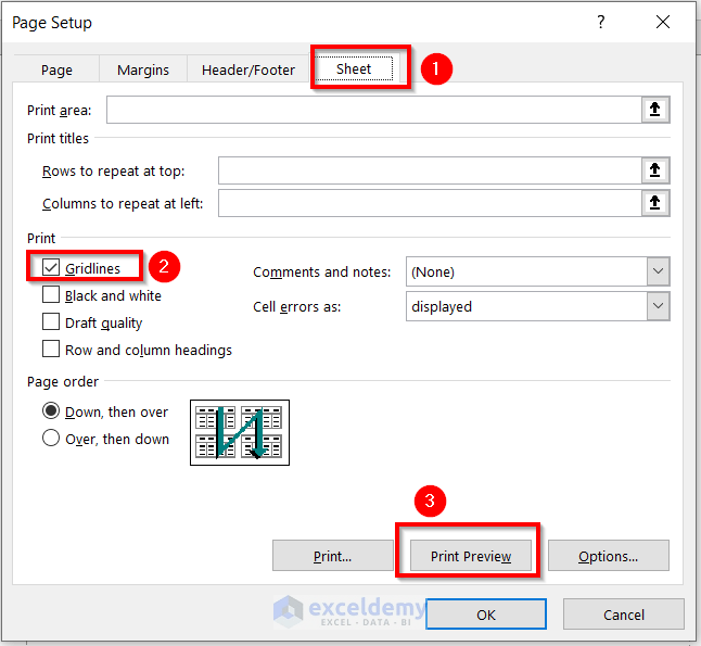 [Fixed!] Missing Gridlines in Excel When Printing (5 Solutions)
