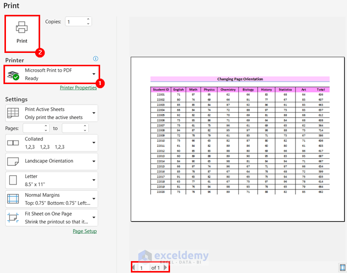 How to Fit an Excel Sheet in One PDF Page 8 Simple Methods