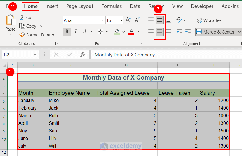 How to Make Excel Look Pretty (16 Easy Formats) ExcelDemy