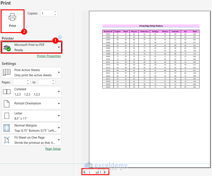 How to Fit an Excel Sheet in One PDF Page 8 Simple Methods