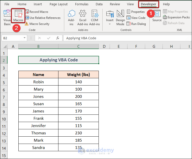 How to Add Data Labels to a Scatter Plot in Excel (2 Methods)