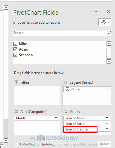 How to Add Data to an Existing Chart in Excel (5 Easy Ways)
