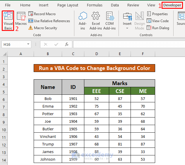 How to Fix Background Color Not Changing in Excel (6 Solutions)