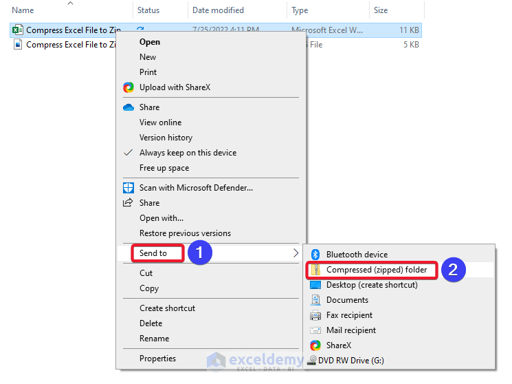 How to Compress Excel File to Zip (2 Suitable Ways) ExcelDemy