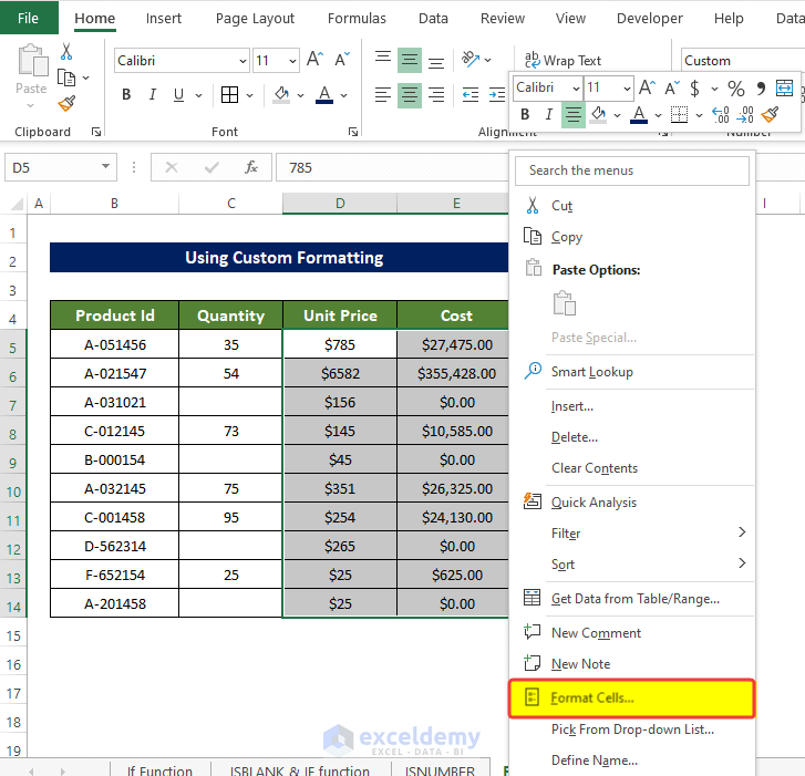 How to Leave Cell Blank If There Is No Data in Excel (5 Ways)