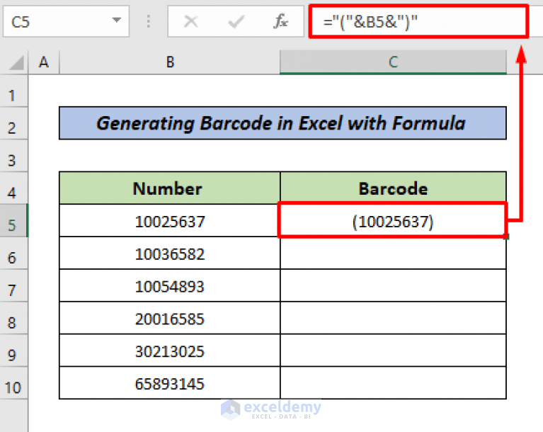 How to Add Barcode Font in Excel (Installation and Application)