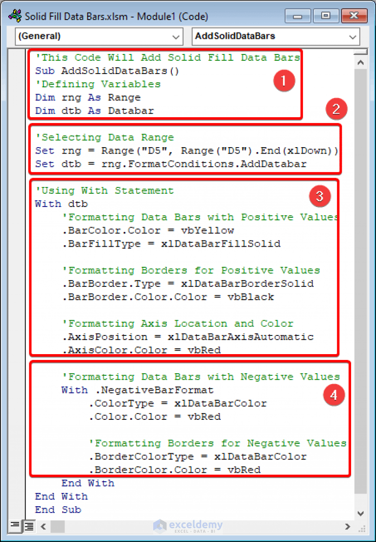 How to Add Solid Fill Data Bars in Excel (2 Simple Methods) ExcelDemy
