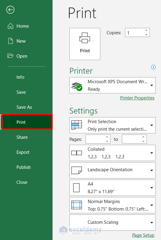 How to Adjust Page Size for Printing in Excel (6 Quick Tricks)