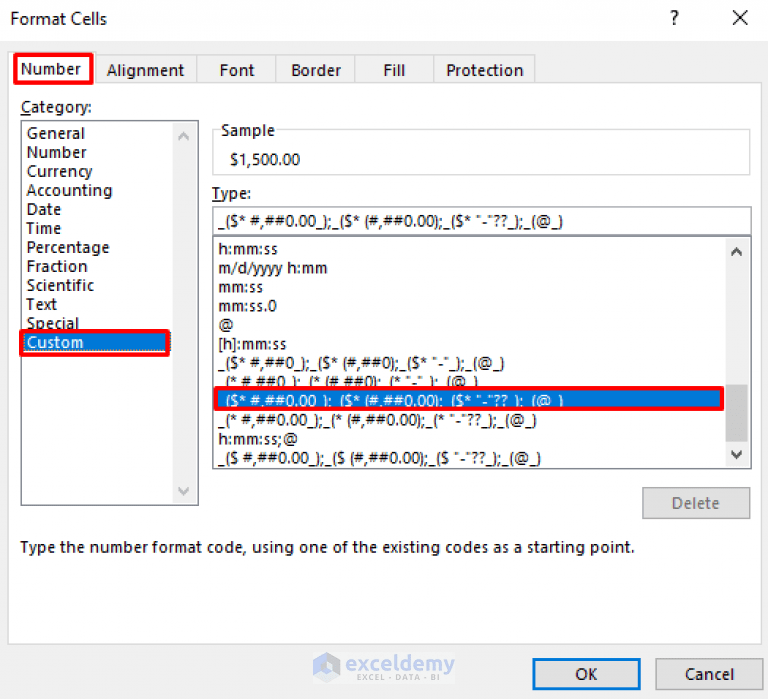 How to Center Accounting Format in Excel (with Easy Steps)