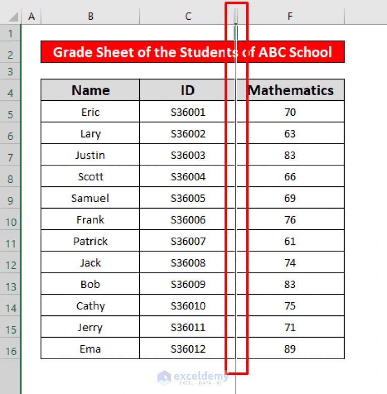 How to Hide Multiple Columns in Excel (5 Easy Methods)