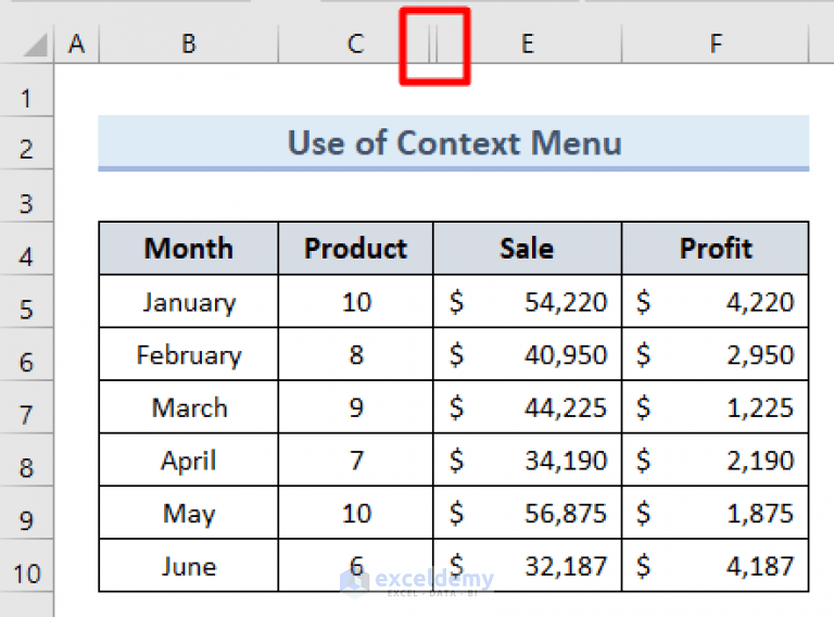 How to Hide and Unhide Columns in Excel (7 Quick Methods)