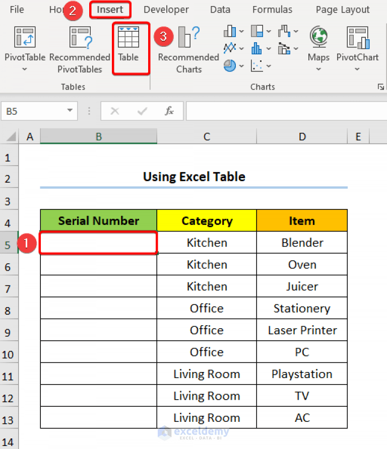 How to Increment Row Number in Excel Formula (6 Handy Ways)