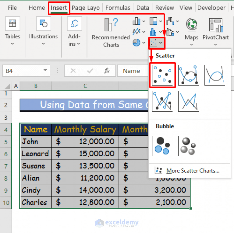 How to Make a Scatter Plot in Excel with Multiple Data Sets ExcelDemy