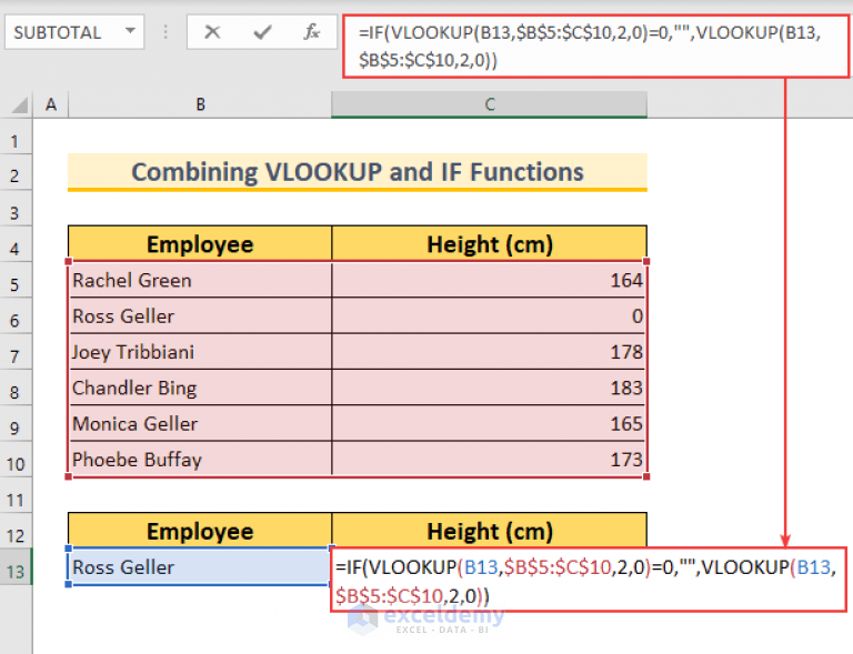 How to Apply VLOOKUP to Return Blank Instead of 0 or NA