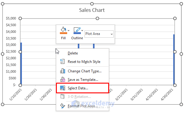 How to Create Excel Chart Using Data Range Based on Cell Value