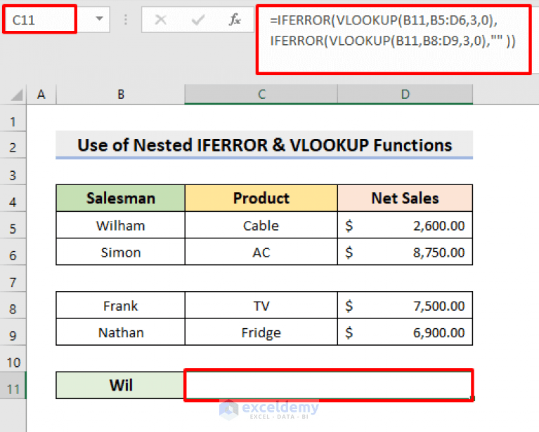 Excel IFERROR Function to Return Blank Instead of 0 ExcelDemy