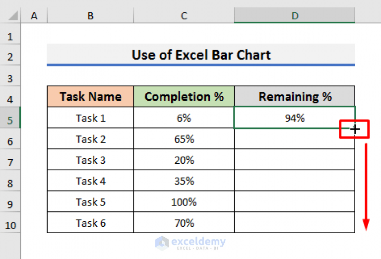 How to Create Progress Bar Based on Another Cell in Excel (2 Easy Ways)