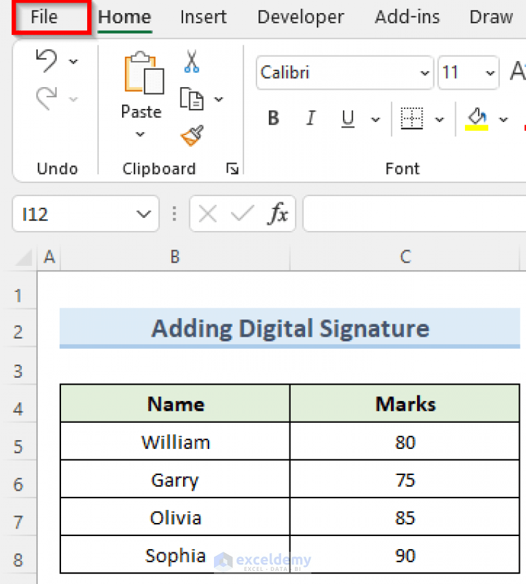 How to Add Signature in Excel (3 Quick Ways) ExcelDemy