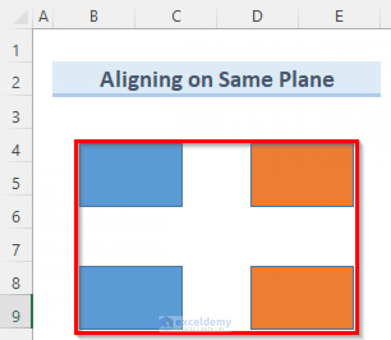 How to Align Shapes in Excel (5 Simple Methods) ExcelDemy