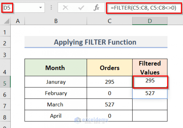 How to Exclude Zero Values with Formula in Excel (3 Easy Ways)
