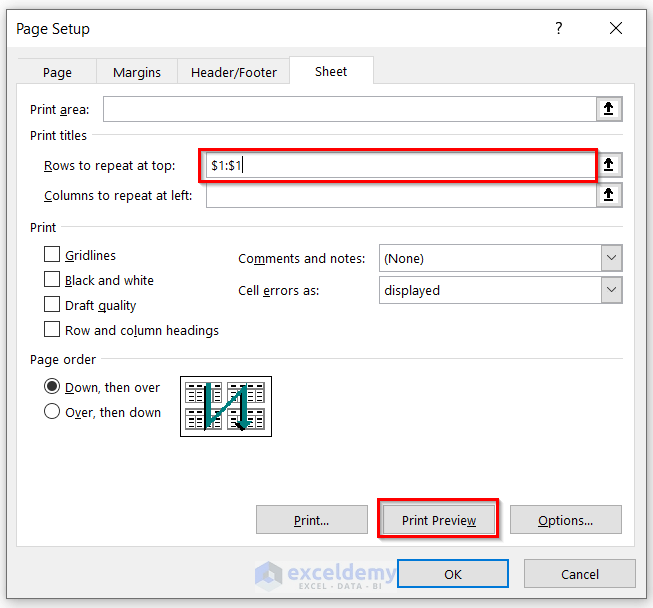 Make First Row As Header In Excel Design Talk