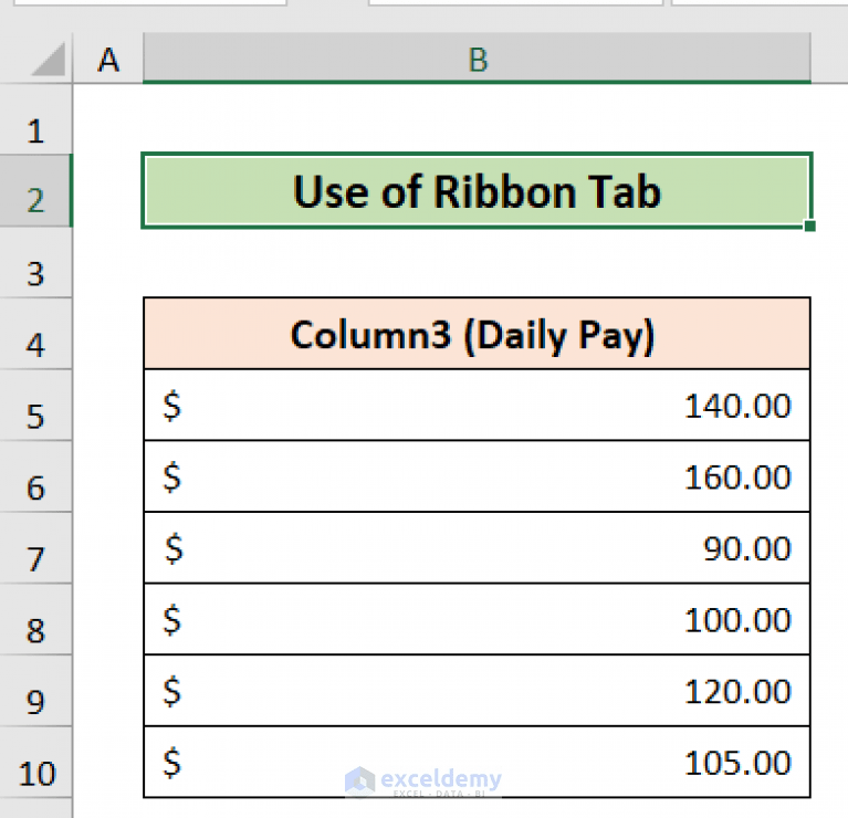 How to Remove Column1 and Column2 in Excel (4 Easy Methods)