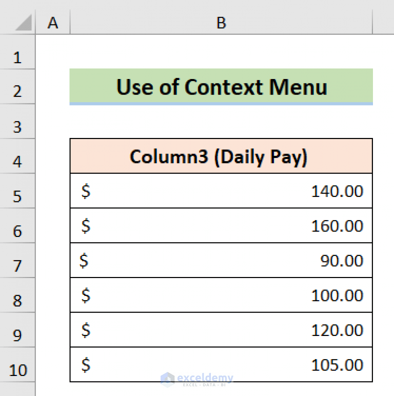 How to Remove Column1 and Column2 in Excel (4 Easy Methods)