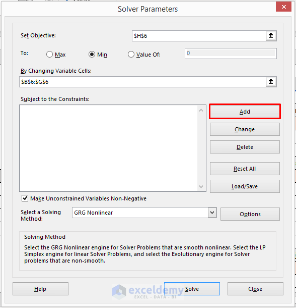 How to Solve Integer Linear Programming in Excel (With Easy Steps)