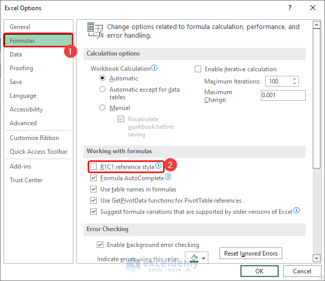 [Fixed!] My Column Headings Are Labeled with Numbers Instead of Letters