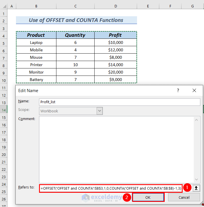 Create a Table in Excel Based on Cell Value (4 Easy Methods)
