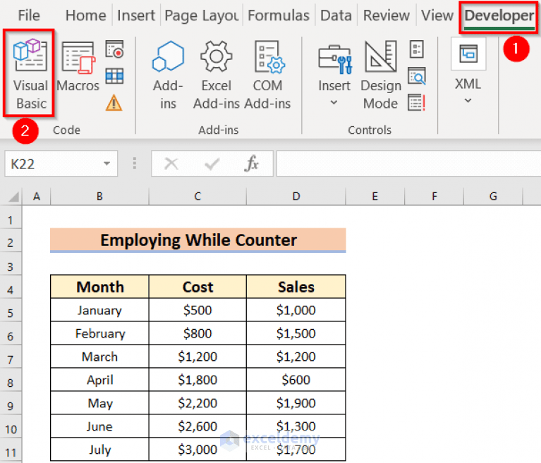 Excel VBA to Populate Array with Cell Values (4 Suitable Examples)