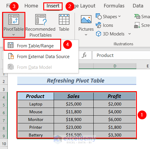 How to Refresh Excel Sheet Automatically Using VBA (4 Methods)
