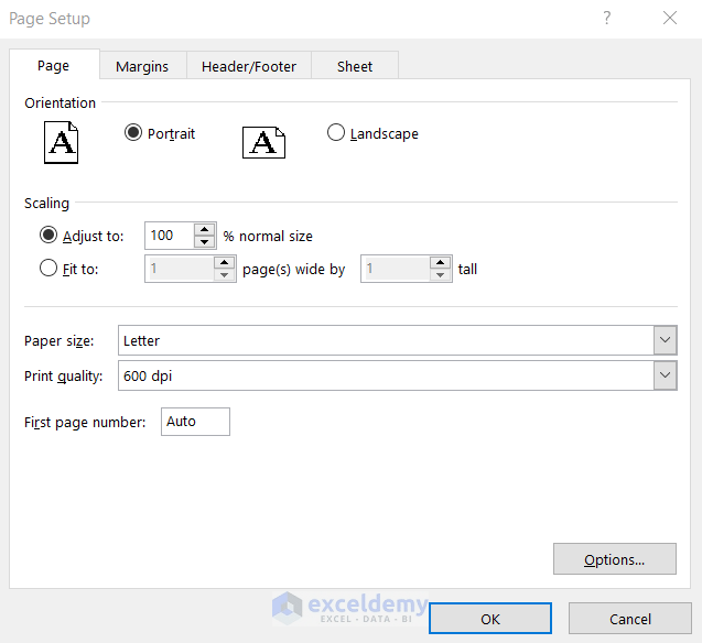 How to Show Gridlines in Excel When Printing (6 Easy Ways)