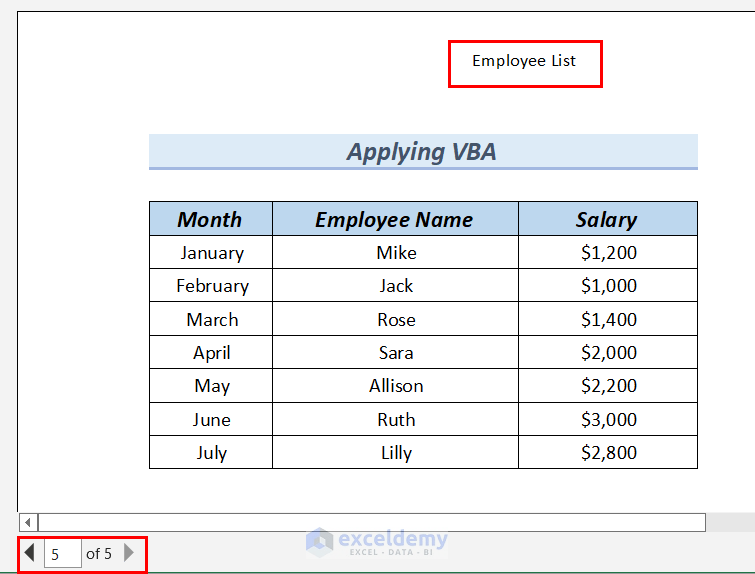 How to Add Same Header to All Sheets in Excel (5 Easy Methods)