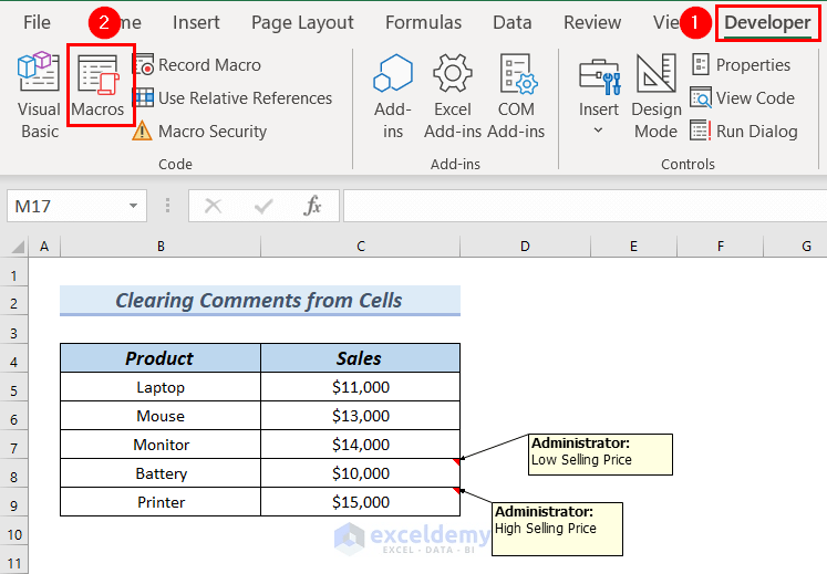 How to Clear Cells in Excel VBA (9 Easy Methods)