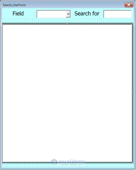 Create a Search Box in Excel with VBA (5 Suitable Examples)