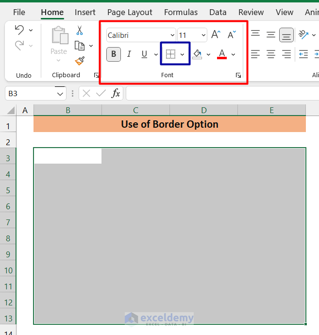 How to Create a Table Without Data in Excel 2 Methods