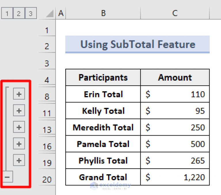 How to Summarize Data Without Pivot Table in Excel ExcelDemy