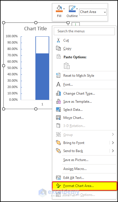 How to Create a Thermometer Chart in Excel (With Easy Steps)
