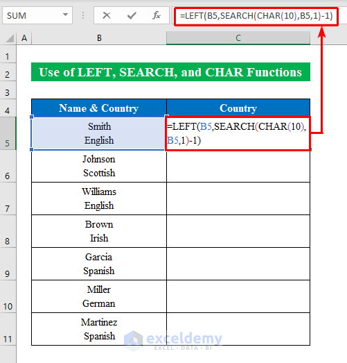 How to Cut Text Using Formula in Excel (6 Simple Methods)
