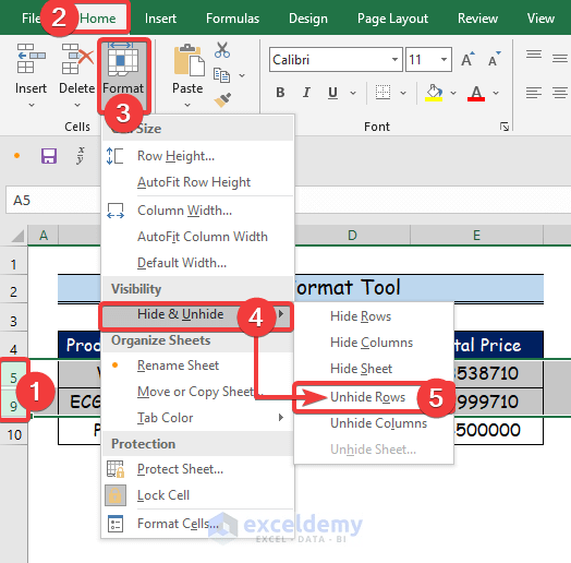 How to Find Missing Rows in Excel (3 Easy Ways) ExcelDemy