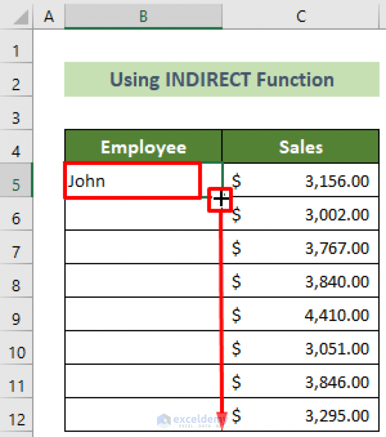 How to Mirror Data in Excel (3 Easy Ways) ExcelDemy