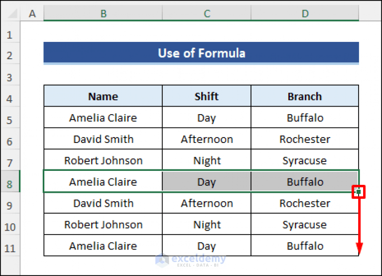 How to Repeat Multiple Rows in Excel (4 Effective Ways)