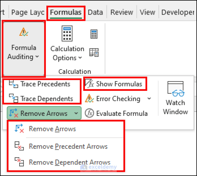 How to Trace Formula in Excel (3 Effective Ways) ExcelDemy