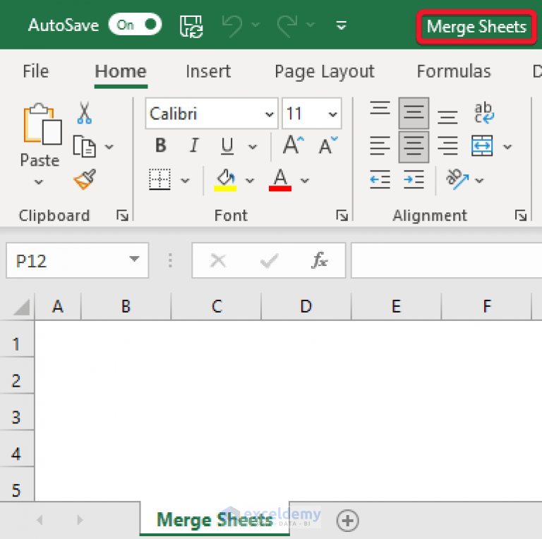How to Merge Two Excel Sheets Based on One Column (3 Ways)