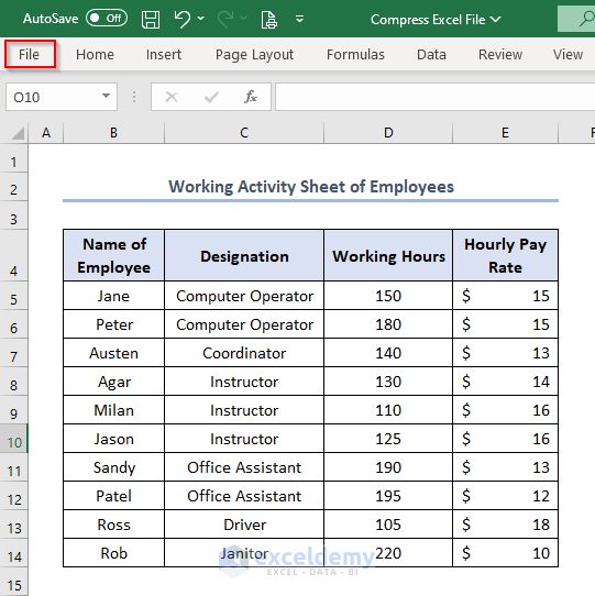 How to Compress Excel File More than 100MB (7 Useful Ways)