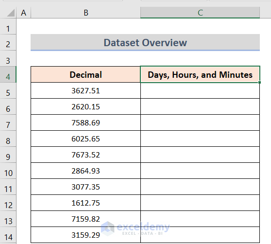 How to Convert Decimal to Time in Excel Using Formula